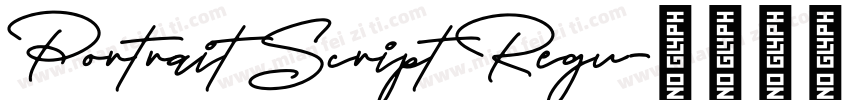 Portrait Script Regu字体转换